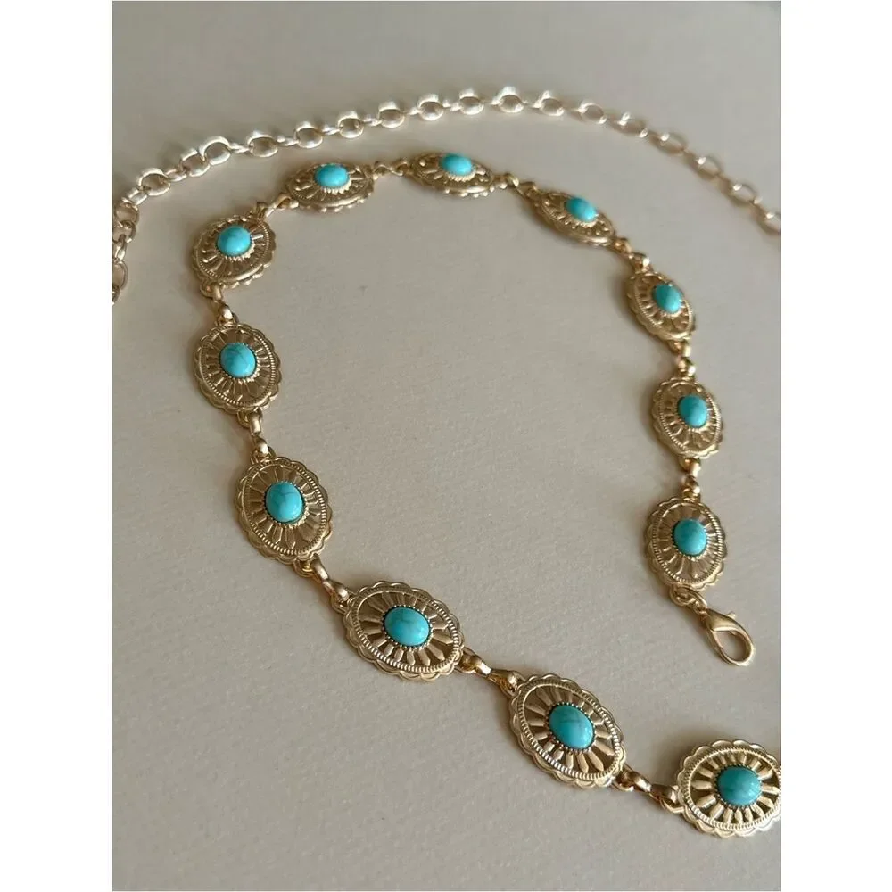 Blue stone Belt N2169